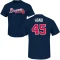 Brad Hand Name & Number T-Shirt - Navy