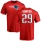 Brad Hawkins Name & Number T-Shirt - Red