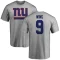 Brad Wing Name & Number T-Shirt - Ash