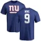 Brad Wing Name & Number T-Shirt - Royal