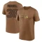 Brady Russell Legend 2023 Salute To Service Performance T-Shirt - Brown