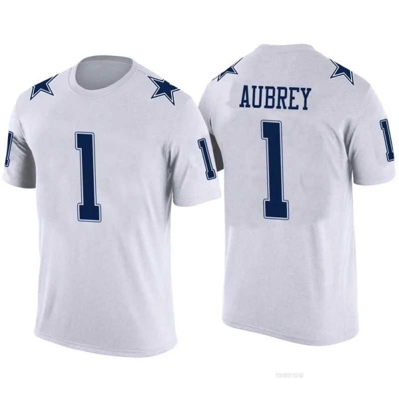 Brandon Aubrey Dallas Cowboys Youth Legend White Color Rush T-Shirt