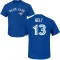 Brandon Belt Name & Number T-Shirt - Royal