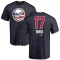 Brandon Biro Name and Number Banner Wave T-Shirt - Navy