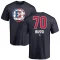 Brandon Bussi Name and Number Banner Wave T-Shirt - Navy