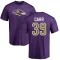 Brandon Carr Name & Number T-Shirt - Purple