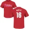 Brandon Marsh Name & Number T-Shirt - Red