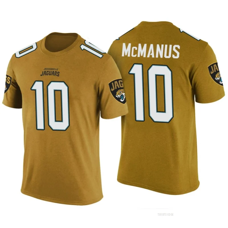 Brandon McManus Legend Color Rush T-Shirt - Gold - Tshirtsedge