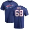 Brandon Shell Name & Number T-Shirt - Royal