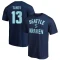 Brandon Tanev Name & Number Victory Arch T-Shirt - Navy