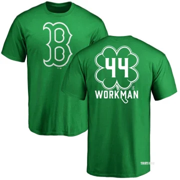 Brandon Workman Boston Red Sox Women's Red Roster Name & Number T-Shirt 