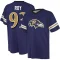 Bravvion Roy Name & Number Game Day V-Neck T-Shirt - Purple