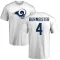 Braxton Burmeister Name & Number T-Shirt - White