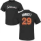 Braxton Garrett Name & Number T-Shirt - Black