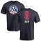 Braxton Key Name and Number Banner Wave T-Shirt - Navy