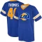 Brayden Thomas Name & Number Game Day V-Neck T-Shirt - Royal