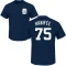 Brenan Hanifee Name & Number T-Shirt - Navy