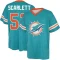 Brennan Scarlett Name & Number Game Day V-Neck T-Shirt - Aqua