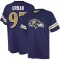 Brent Urban Name & Number Game Day V-Neck T-Shirt - Purple