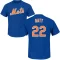 Brett Baty Name & Number T-Shirt - Royal