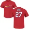 Brett Cecil Name & Number T-Shirt - Red