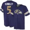 Brett Hundley Name & Number Game Day V-Neck T-Shirt - Purple