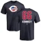 Brett Kennedy Name and Number Banner Wave T-Shirt - Navy