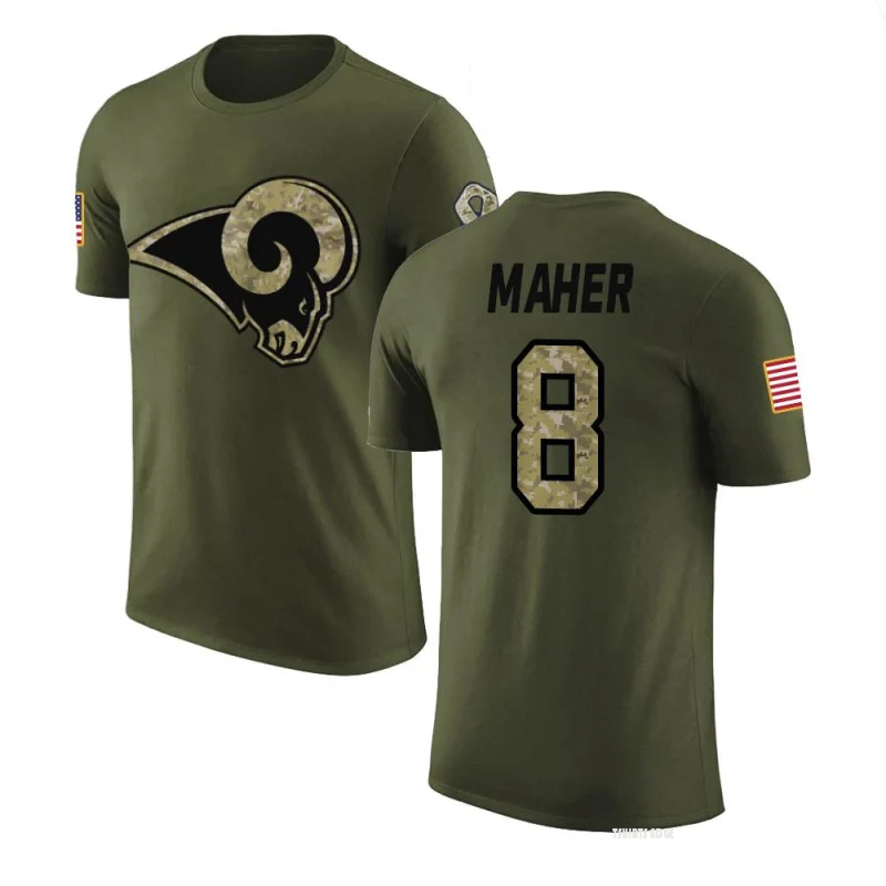 Brett Maher Legend Salute to Service T-Shirt - Olive - Tshirtsedge