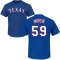 Brett Martin Name & Number T-Shirt - Royal