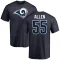 Brian Allen Name & Number T-Shirt - Navy