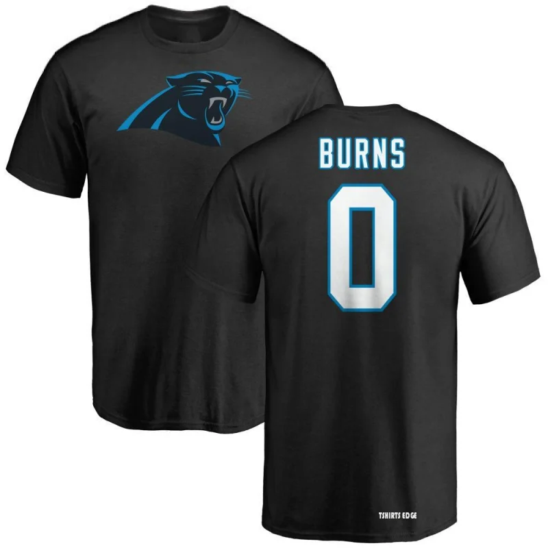 Brian Burns Name & Number T-Shirt - Black - Tshirtsedge