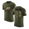 Brian Dawkins Legend Salute to Service T-Shirt - Olive