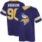 Brian Robison Name & Number Game Day V-Neck T-Shirt - Purple