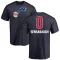 Brice Sensabaugh Name and Number Banner Wave T-Shirt - Navy