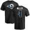 Brock Miller Name & Number T-Shirt - Black