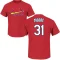 Brody Moore Name & Number T-Shirt - Red