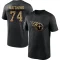 Bruce Matthews 2020 Salute To Service Performance T-Shirt - Black