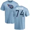 Bruce Matthews Name & Number T-Shirt - Light Blue