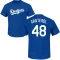 Brusdar Graterol Name & Number T-Shirt - Royal