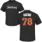 Bryan Hoeing Name & Number T-Shirt - Black