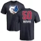 Bryant Reeves Name and Number Banner Wave T-Shirt - Navy