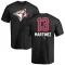 Buck Martinez Name and Number Banner Wave T-Shirt - Black