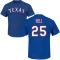 Buddy Bell Name & Number T-Shirt - Royal