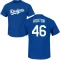 Burt Hooton Name & Number T-Shirt - Royal