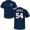 Cade Cavalli Name & Number T-Shirt - Navy