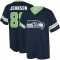 Cade Johnson Name & Number Game Day V-Neck T-Shirt - Navy