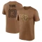 Cade York Legend 2023 Salute To Service Performance T-Shirt - Brown