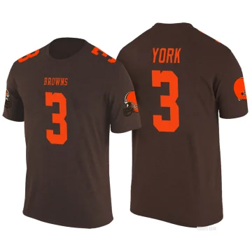 Cade York Name & Number T-Shirt - Brown - Tshirtsedge