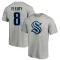 Cale Fleury Name & Number T-Shirt - Gray