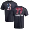 Caleb Hamilton Name and Number Banner Wave T-Shirt - Navy